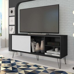 Rack para TV até 55 Polegadas Industrial Retrô 136cm em BP Porta Pier Multiverso  - 2