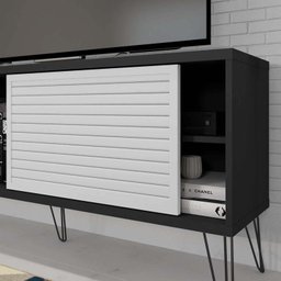 Rack para TV até 55 Polegadas Industrial Retrô 136cm em BP Porta Pier Multiverso  - 5