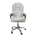 Ver imagem 2 de Cadeira Escritório Presidente Reclinável Ergonômica Branco