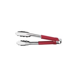 Pegador Tramontina Utilitá em Aço Inox com Cabo Emborrachado Vermelho 24 Cm Tramontina - 1
