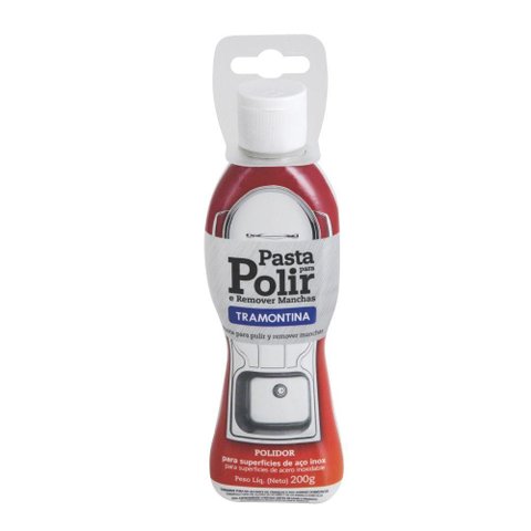 Pasta para Polir e Remover Manchas em Aço Inox 200g