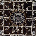 Ver imagem 5 de Tapete Persa Royal Marrom 100x150cm Fio Acetinado - Decoração para Quarto e Sala