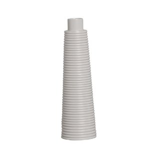 Vaso Garrafa para Flores (com Textura) - Acabamento Verde Claro Fosco