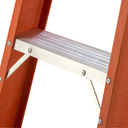 Ver imagem 4 de Escada de Alumínio e Fibra de Vidro 5 Degraus Residencial 1,80m Raf-05 Sintese - Leve e Segura