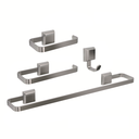 Ver imagem 1 de Kit Acessórios para Banheiros 4 Peças Prata Lavabo Banho Luxo