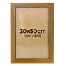 Moldura para Quadro Decorativo 30x50cm Foto Quebra-cabeça com Vidro - Várias Cores - 4