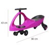 Carrinho Gira Gira Car Rolimã Fênix Brinquedos Suporta até 100kg Rosa - 3
