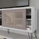 Ver imagem 5 de Rack para TV até 55 Polegadas Industrial Retrô 136cm em BP Porta Telada Multiverso