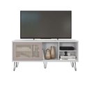 Ver imagem 3 de Rack para TV até 55 Polegadas Industrial Retrô 136cm em BP Porta Telada Multiverso