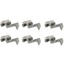 Kit 6 Grampo Painel Placa Solar Presilha Fixador Terminal Universal - 1