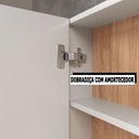 Ver imagem 4 de Armário Aéreo para Banheiro 02 Portas com Espelho 80cm Móveis Bosi