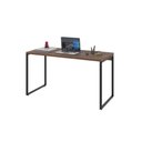 Ver imagem 3 de Mesa Office 135X60X75Cm Nogal / Est.Preta Nogal / Est.Preta