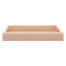Bandeja Retangular de Mdf com Fundo de Treliça 35 X 4 X 25 Cm Casa Del Grande - 3