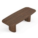 Ver imagem 4 de Mesa de Jantar Orgânica Tivoli 270cm X 110cm 10 Lugares Lamina Cinamomo Castanho