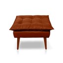 Ver imagem 2 de Kit C-02 Poltronas Opala + 02 Puff Opala Elegante Suede Terracota