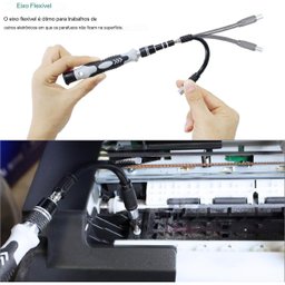 Caixa Maleta de Ferramentas Telefone Celular Conserto 115 Peças Chave de Fenda Precisao Profissional - 7