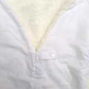 Ver imagem 2 de Saco Porta Bebê Percal e Sherpa com Zíper e Botão Hipoalergenico: Branco