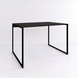 Mesa Escrivaninha Mel Estilo Industrial Escritório Home Office Ajl Store Mesa Home Officer Preto - 1