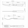 Jogo de Talheres para Churrasco Tramontina em Aço Inox e Madeira 12 Peças - 6