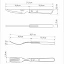 Ver imagem 6 de Jogo de Talheres para Churrasco Tramontina em Aço Inox e Madeira 12 Peças