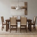 Ver imagem 1 de Conjunto 6 Cadeiras de Jantar Clássica para Cozinha Clara Poliman Móveis