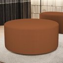 Ver imagem 2 de Puff Redondo Orgânico para Living 90cm Lola W01 Bouclê Terracota - Lyam Decor