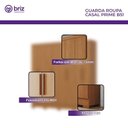 Ver imagem 4 de Guarda Roupa Casal 8 Portas 4 Gavetas Prime Cinamomo - Henn - Briz