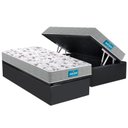 Ver imagem 1 de Cama Box Baú Solteiro: Colchão Ortopédico Probel D45 / EP Guarda Costas PróExtreme Plus Double Face