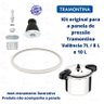 Kit Borracha Original e Válvula Panela Pressão Tramontina Valência 7/8/10 Litros - 3