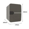 Mini Geladeira 4l 12v Portatil Aquecedor e Refrigerador para Carro Casa e Viagem Porta Bebidas Cinza - 6
