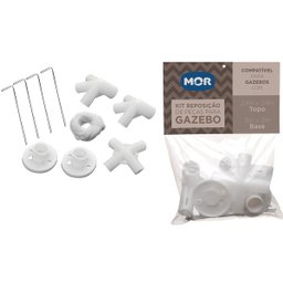 Kit Conectores Peças Reposição para Tendas Topo 2,40 X 3m - 6