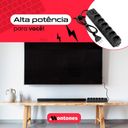 Ver imagem 5 de Filtro de Linha Extensão Régua Elétrica 6 Tomadas Bivolt