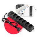 Ver imagem 2 de Filtro de Linha Extensão Régua Elétrica 6 Tomadas Bivolt