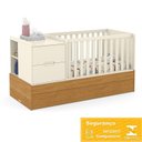 Ver imagem 4 de Jogo de Quarto Infantil Tutto New com Guarda Roupa 2 Portas de Correr e Berço Multifuncional Formare