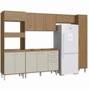 Ver imagem 2 de Cozinha Completa 11 Portas 2 Gavetas 2 Nichos para Forno Gaia 