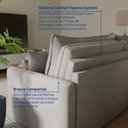 Ver imagem 7 de Sofá Cama Retrátil e Reclinável 200cm Colibri CabeCasa MadeiraOriginals