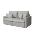 Ver imagem 4 de Sofá Cama Casal Retrátil e Reclinável 3 Lugares Tecido Cinza Colibri 200cm CabeCasa MadeiraOriginals