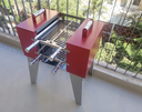 Ver imagem 4 de Churrasqueira Para Apartamento Sem Fumaça Ecológica Hotbox Premium 2 grelhas BASE ALTA