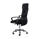 Ver imagem 4 de Kit 10 Cadeiras Escritório Presidente com Relax Tela Mesh Corino 3307 Preto