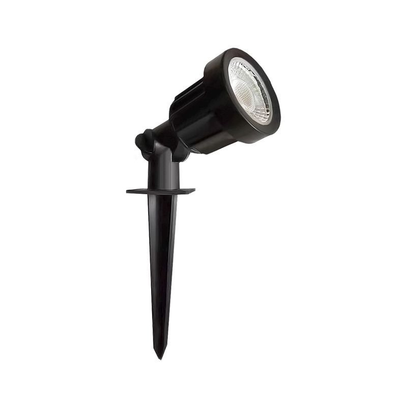 Espeto para Jardim Taschibra Destaco Led 5W Bivolt Preto Luz Âmbar