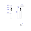 Ver imagem 2 de Dispenser de Sabao Black Matte - Deca Deca Metais