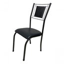 Ver imagem 7 de 6 Cadeira Sala Jantar Mesa Cozinha Americana Tubo Preto