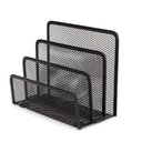 Ver imagem 1 de Organizador Porta Objetos Mesa Escritório Metal 3 Espaços