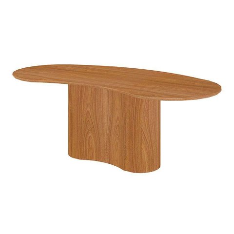 Mesa de Jantar Orgânica de Madeira - 6037 Garapa - Verniz