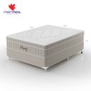 Ver imagem 2 de Cama Box Casal 138x188x59cm Molas Ensacadas Royale Montreal Bege