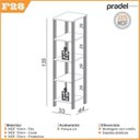 Ver mais imagens de Kit 2 Peças 100% MDF com Escrivaninha e Estante com 5 Prateleiras