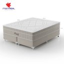 Ver imagem 2 de Cama Box Queen 158x198x59cm Molas Ensacadas Royale Montreal Bege