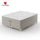Ver imagem 2 de Cama Box King 193x203x59cm Molas Ensacadas Royale Montreal Bege