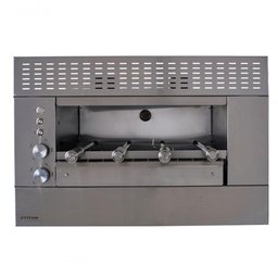 Churrasqueira a Gás de Embutir 4 Espetos Painel Glp 220v - 2