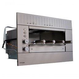 Churrasqueira a Gás de Embutir 4 Espetos Painel Glp 220v - 1